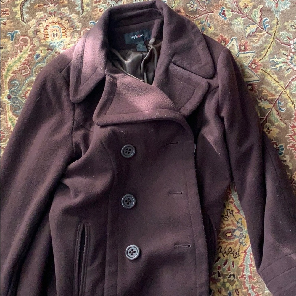 Brown Pea Coat